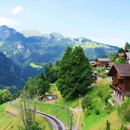 Holiday Flat #1, Chalet Aberot, Wengen, Switzerland Luaran gambar