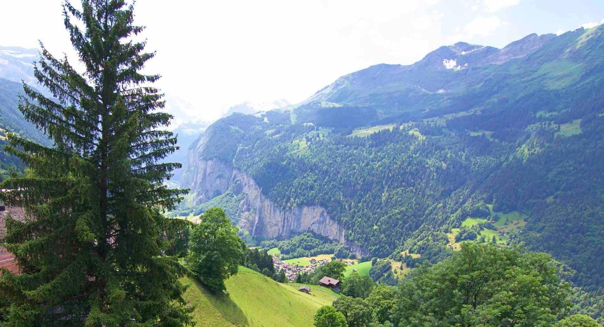 Holiday Flat #1, Chalet Aberot, Wengen, Switzerland Luaran gambar