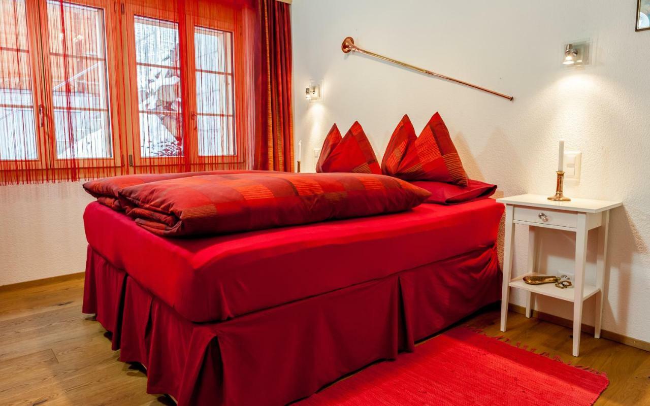 Holiday Flat #1, Chalet Aberot, Wengen, Switzerland Luaran gambar