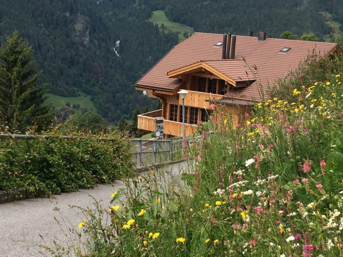Holiday Flat #1, Chalet Aberot, Wengen, Switzerland Luaran gambar