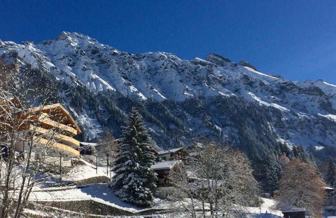 Holiday Flat #1, Chalet Aberot, Wengen, Switzerland Luaran gambar
