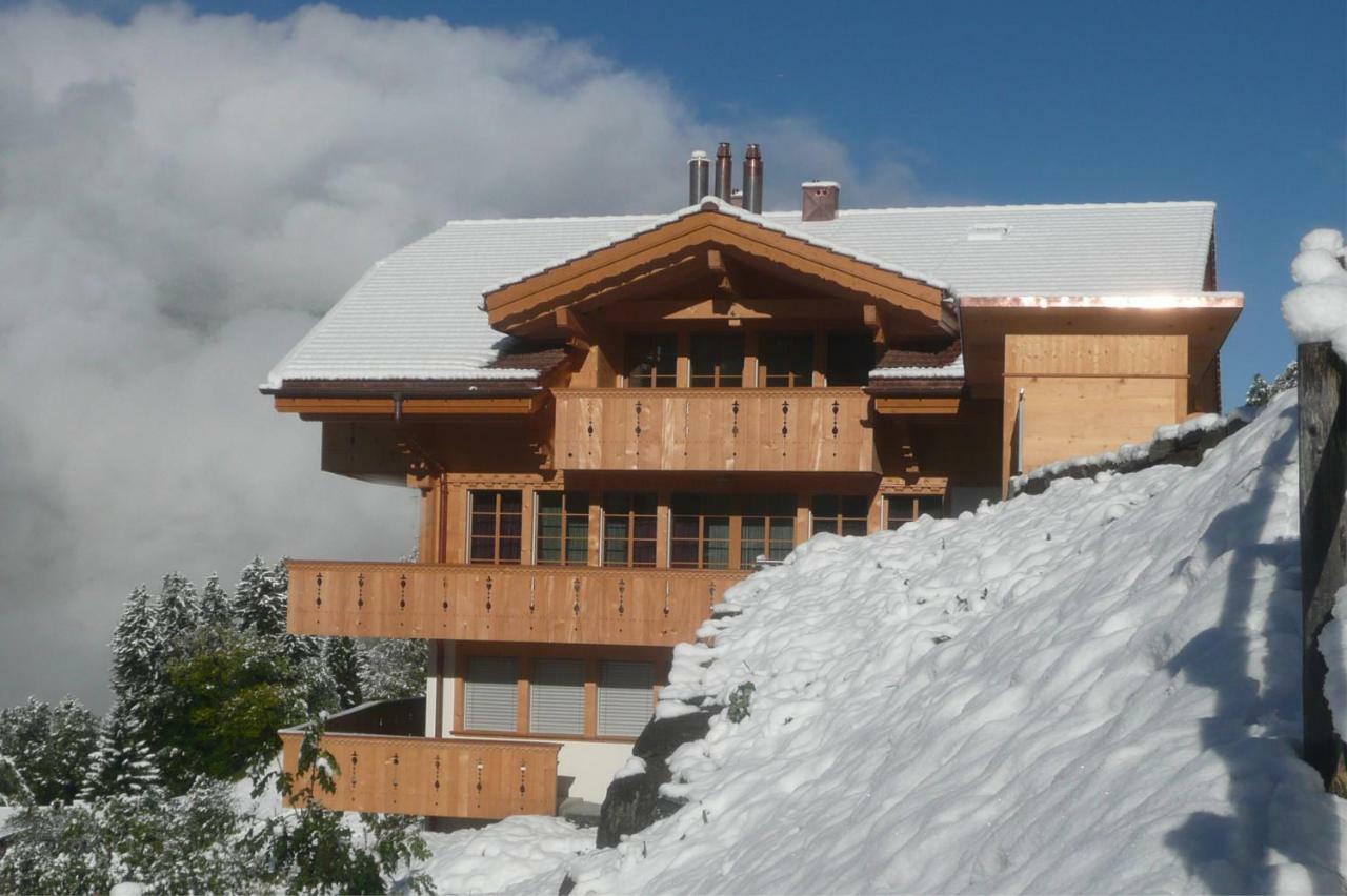 Holiday Flat #1, Chalet Aberot, Wengen, Switzerland Luaran gambar